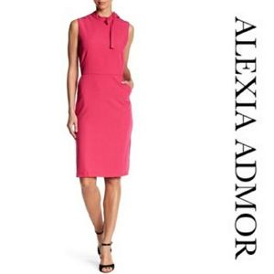 Alexia Admor pink work dress size small
